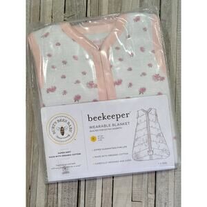 New Burt’s Bees Baby Beekeeper Wearable Blanket Sleep Sack Small 0–6 Months NWT